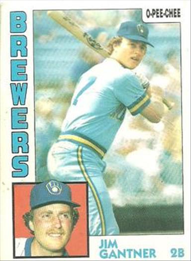 1984 O-Pee-Chee Baseball Cards 298     Jim Gantner